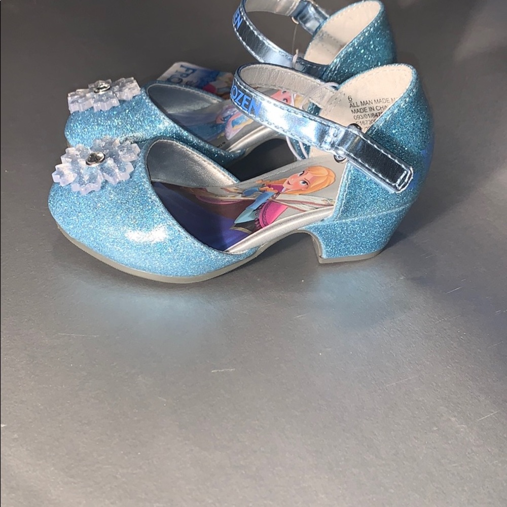 Frozen Girls Dress Up Shoes Size 6